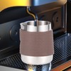 350ml Stainless Steel Milk Frothing Cup Anti-Scald Silicone Coffee Pitcher
