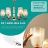MEQIQTEK E12 60 Watt Incandescent Candle Light Bulbs, Chandelier Light