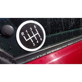 Save Our Manual Transmissions Gear Shift Pattern Bumper Sticker