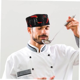 Ciieeo 4pcs Multi-use Work Hat Chef Hat for Men Women Adjustable Kitchen Cooking Comfortable Chef Uniform Cap