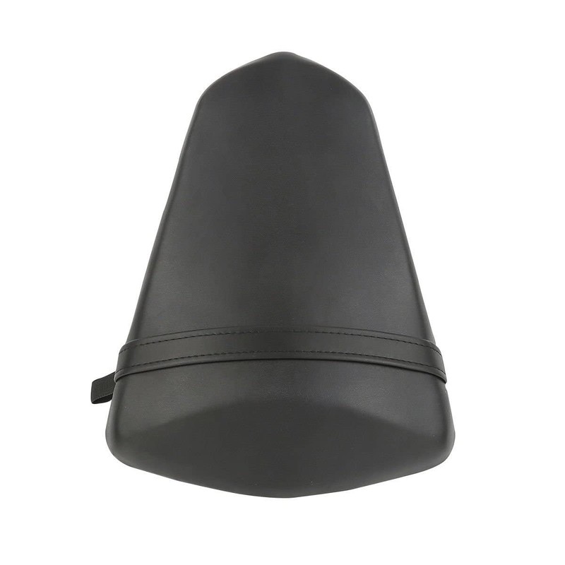 Moto Motorcycles Black Rear Pillion Passenger Seat Saddle Pad Cushion