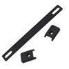 Caishun 2PCS 6.69 Inch Black Plastic Leather Carry Handle Soft