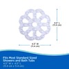 Kenney KN61549 Vinyl Bath Treads with Suction Cups for Use
