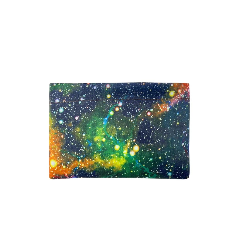 allydrew Large Foldable Tote Nylon Reusable Grocery Bags, Galaxy