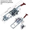 Adjustable Toggle Clamp Latch, 304 Stainless Steel or Galvanized Iron
