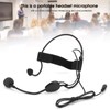 Annadue Mini Headband Microphone, 3.5MM Plug Wired Microphone for Performance
