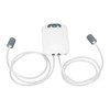 Aquarium Oxygen Pump Silent 2 Outlets Small Portable Fish Tank