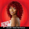 Sensationnel Rebold curly weave - deep curl human hair smooth,