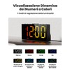 LIORQUE Bedside Alarm Clock, Digital Alarm Clock with Large LED