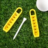 2pcs Adjustable Golf Tee Height Tool, Easy to Use Tee
