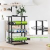 smusei Water Bottle Organizer 3 Tier Free Standing Water Bottle