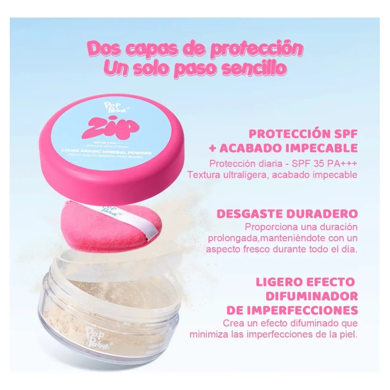 Polvo Mineral Suelto Poppaint Con Spf35 Pa+, 20 G