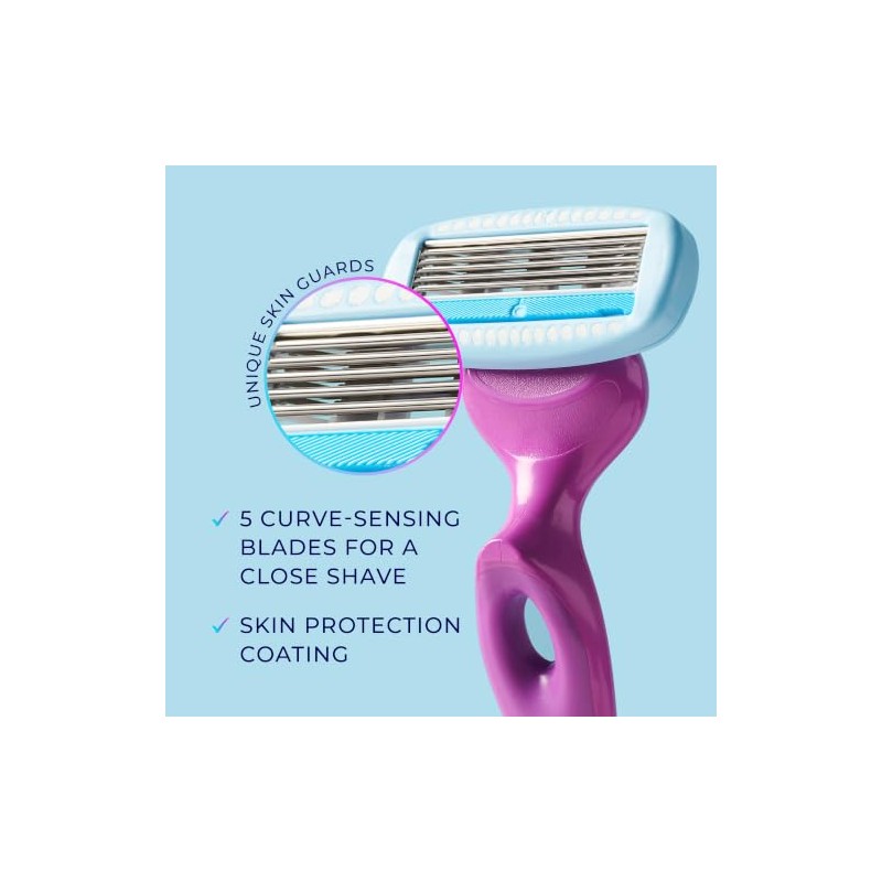 Schick Hydro Silk Moisturizing Razor Blade Refills for Women with