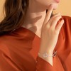JERWLI Dachshund Bracelet 925 Sterling Silver Heart Dachshund Chain Jewelry