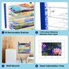 Wall Mountable Art Drying Rack for Classroom,10 Removable Shelves,Art Storage