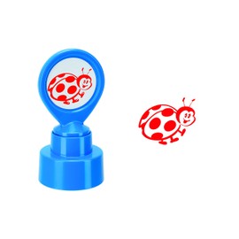 COLOP Motivational Stamp Teacher Stamp Ladybird Print Colour Red 15,000 Imprints
