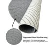 Lacomfy Round Indoor Area Rug Modern Line 5.3Ft Large Carpet