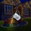Watering Can with Lights Outdoor Hanging Lantern Metal Waterproof Garden