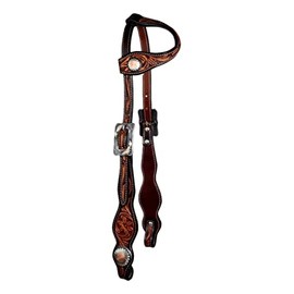 Professional's Choice Jasmine Single Ear Headstall w/Sunflower Conchos