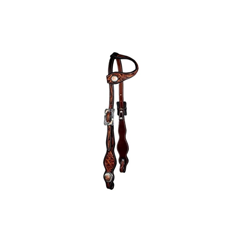 Professional's Choice Jasmine Single Ear Headstall w/Sunflower Conchos