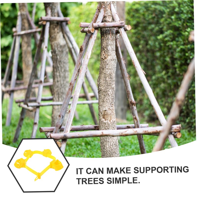 Outanaya 4Pcs Tree Support Straps Strong Wind Resistance Stabilizer for