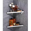 Lavatory Bathroom Corner 304 Stainless Steel Shelf Wall Mount Triangular
