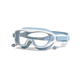 Zoomsnail Kids Swim Goggles, Anti-Fog Anti-UV Wide View Swimming Goggles for Kids 3-15