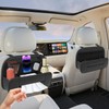 FLORICH Hanging Car Backseat Organizer, 5-in-1 Premium Leather Headrest Seat