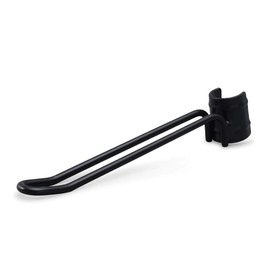Iris Ohyama CMM-15PF Rack, Metal Rack, Parts, Color Metal Rack, Pole Hook, Black, Width 6.9 x Depth 1.2 x Height 1.3 inches (17.5 x 3 x 3.4 cm), Steel Rack, Stylish