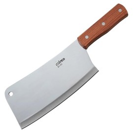 Winco 8" Heavy Duty Chinese Cleaver with Wooden Handle, 3-1/2″