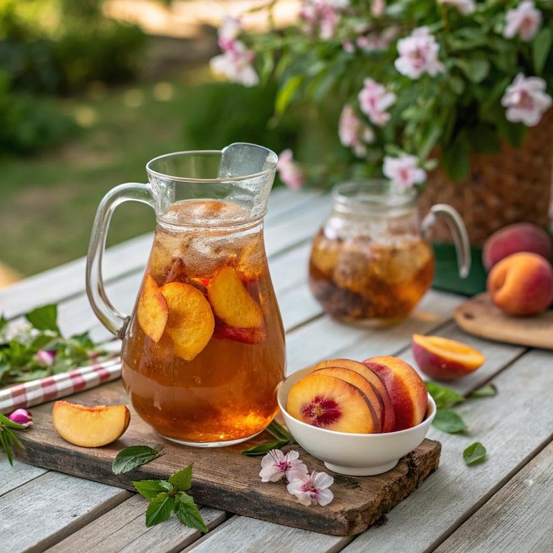 Southern Breeze Cold Brew Sweet Tea Peach Iced Tea with