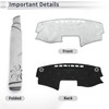 RATCHROLL Dashboard Cover Anti-Slip/Anti Dust Dash Cover Mat Carpet for