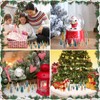 HO2NLE 60pcs Mini Christmas Trees Table Top Christmas Tree DIY