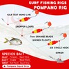 Pompano Rig for Surf Fishing - 6/12 PCS Pompano Rigs