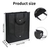 YYTECH Foldable Shopping Bag, Pack of 2, Black Carry Bags