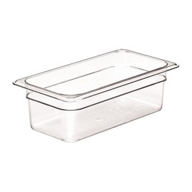 CAMBRO(キャンブロ) フードパン 34CW 1/3×100㎜ クリアー ポリカーボネイト アメリカ AHC13431A