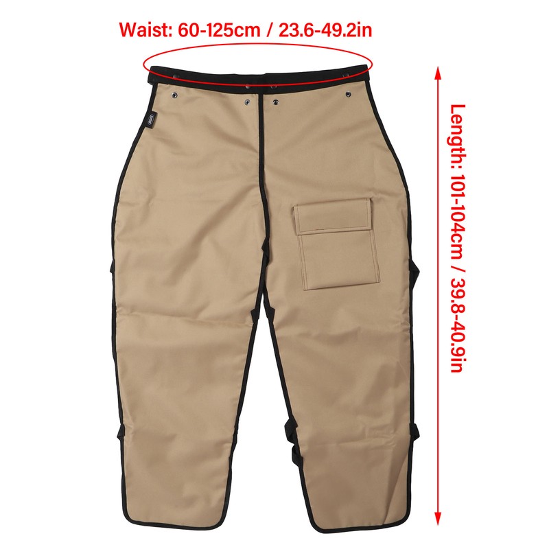 Chainsaw Chaps Oxford Cloth Polyester Fiber 5 Layers Reusable Lightweight