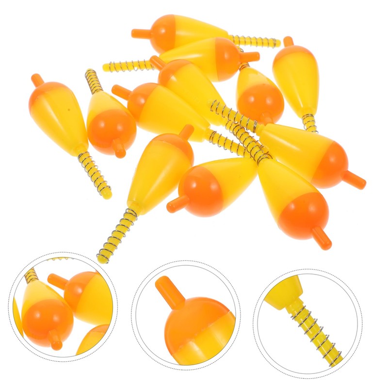 Kisangel 3sets Fishing Supplies Small Bait Floats Fishing Tackle Ice