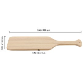 KEILEOHO 3 Pack 15 Inch Sorority Paddle, Unfinished Wooden Paddle, Greek Fraternity Paddle Solid Wooden Greek Paddles Board for Arts, Crafts, Gifts, Decorations