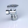 AIRISIN 1/4 Quarter Turn Brass Angle Stop Valve 1/2" NOM