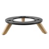 DUZEPA Desktop Speaker Stands with Wood Feet Display Support Holder