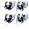CD Storage Rack Organizer Stand 4 Pack, CD Display Rack