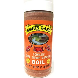 Cajun Land Complete Crab Shrimp Crawfish Boil 1 Pound - SET OF 10
