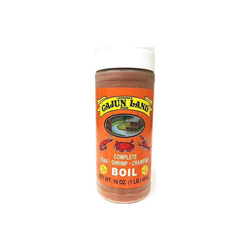Cajun Land Complete Crab Shrimp Crawfish Boil 1 Pound -