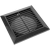 ECOPRO VENT Black 5'' Inch Ventilation Grille - Inside/Outside use
