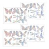 Ciieeo 8sets Butterfly Dragonfly Window Clings Anti-Collision Static Cling Stickers