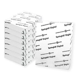 Springhill White 8.5â x 14â Cardstock Paper, 90lb, 163gsm, 2,500 Sheets (10 Reams) â Premium Lightweight Cardstock, Printer Paper with Smooth Finish for Greeting Cards, Flyers, Scrapbooking â 015114C