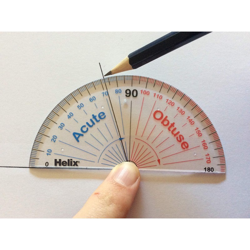 Helix Learning Protractor (Box of 25) Assorted 086801