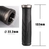 COGSTER Elega Bike Handlebar Lock-on Grips, Lightweight Rubber Grips for