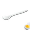 homiez Egg Spoons Plastic White [Pack of 12] – Also